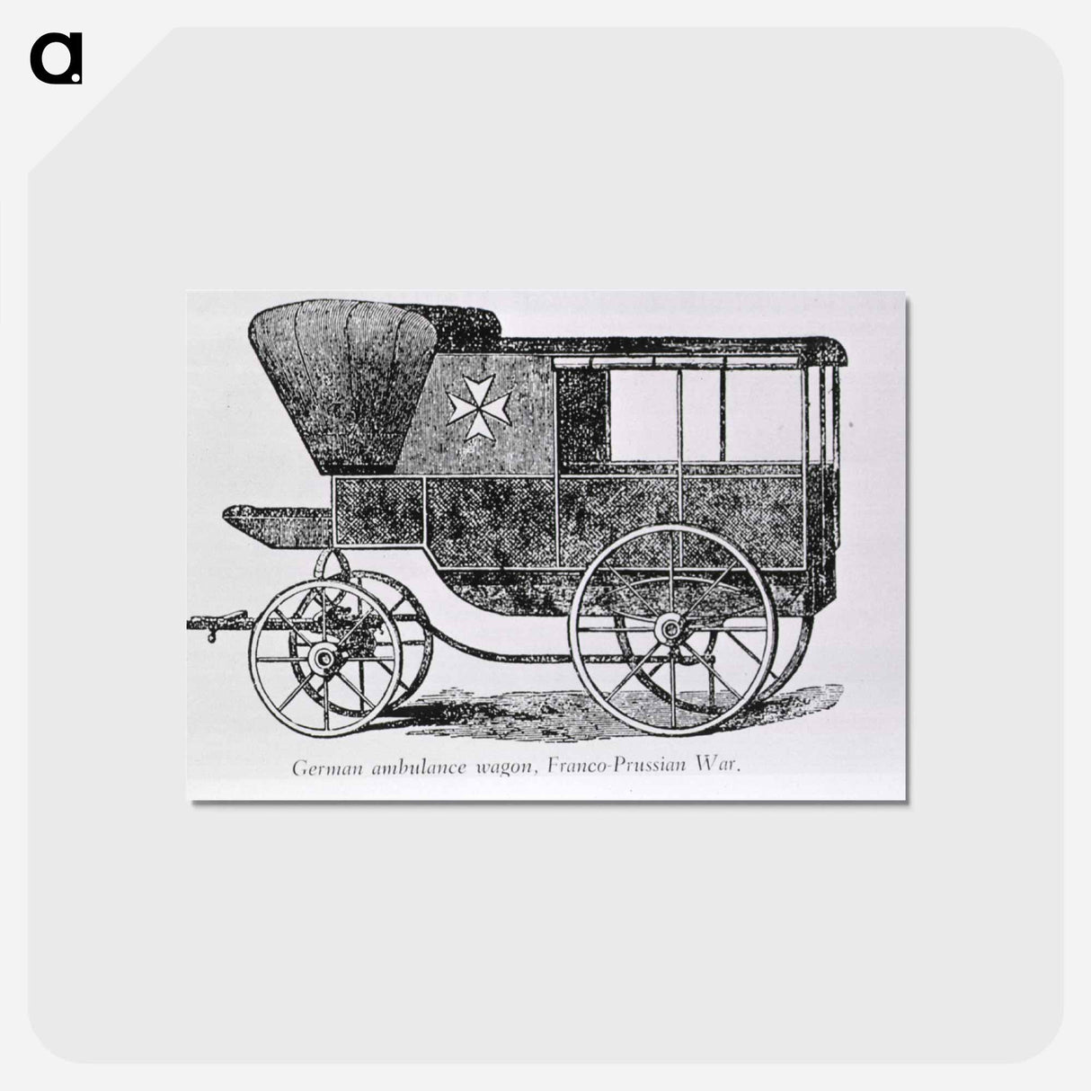 アートポストカード-Transportation of the Wounded
 - 国立医学図書館 Postcard.