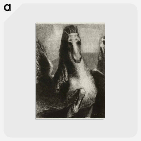 アートポストカード-The Wing - オディロン ルドン Postcard.