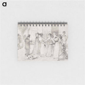 アートメモ帳-Workers’ Daughters on the Outer Boulevard - ピエール オーギュスト ルノワール Memo.