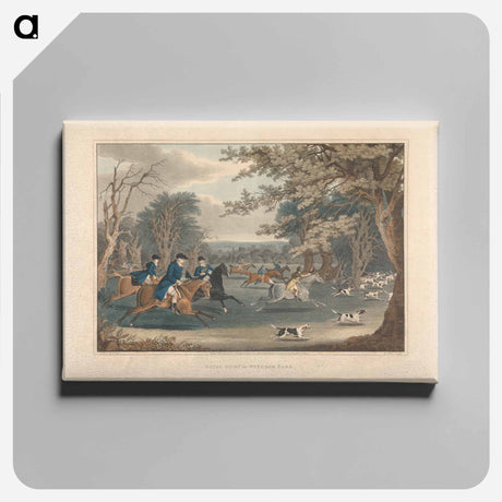 アートパネル-Royal Hunt in Windsor Park
 - イェール大学アートギャラリー Canvas.
