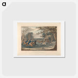 アートポストカード-Royal Hunt in Windsor Park
 - イェール大学アートギャラリー Postcard.