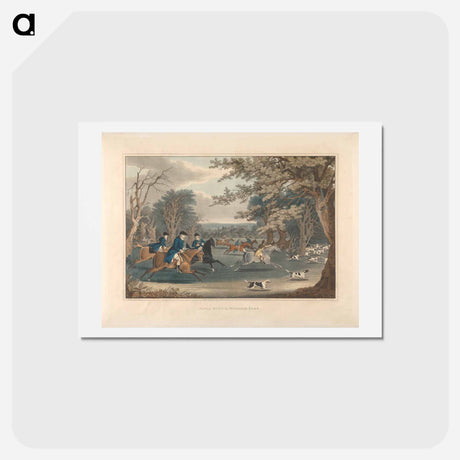 アートポストカード-Royal Hunt in Windsor Park
 - イェール大学アートギャラリー Postcard.