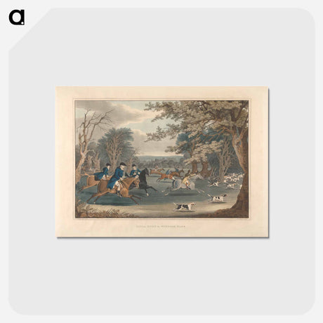 アートポストカード-Royal Hunt in Windsor Park
 - イェール大学アートギャラリー Postcard.