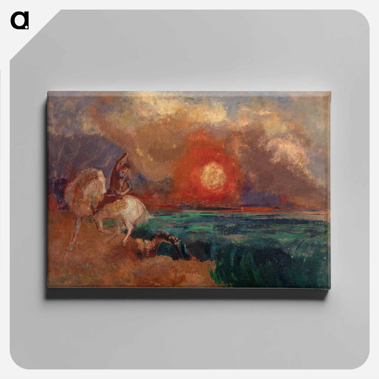 アートパネル-Saint George and the Dragon
 - バーンズ・コレクション Canvas.