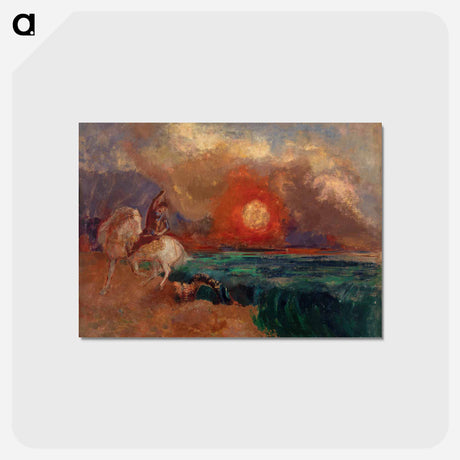 アートポストカード-Saint George and the Dragon
 - バーンズ・コレクション Postcard.