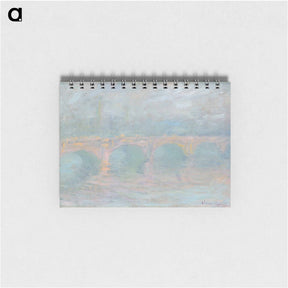アートメモ帳-Waterloo Bridge, London, at Sunset - クロード モネ Memo.
