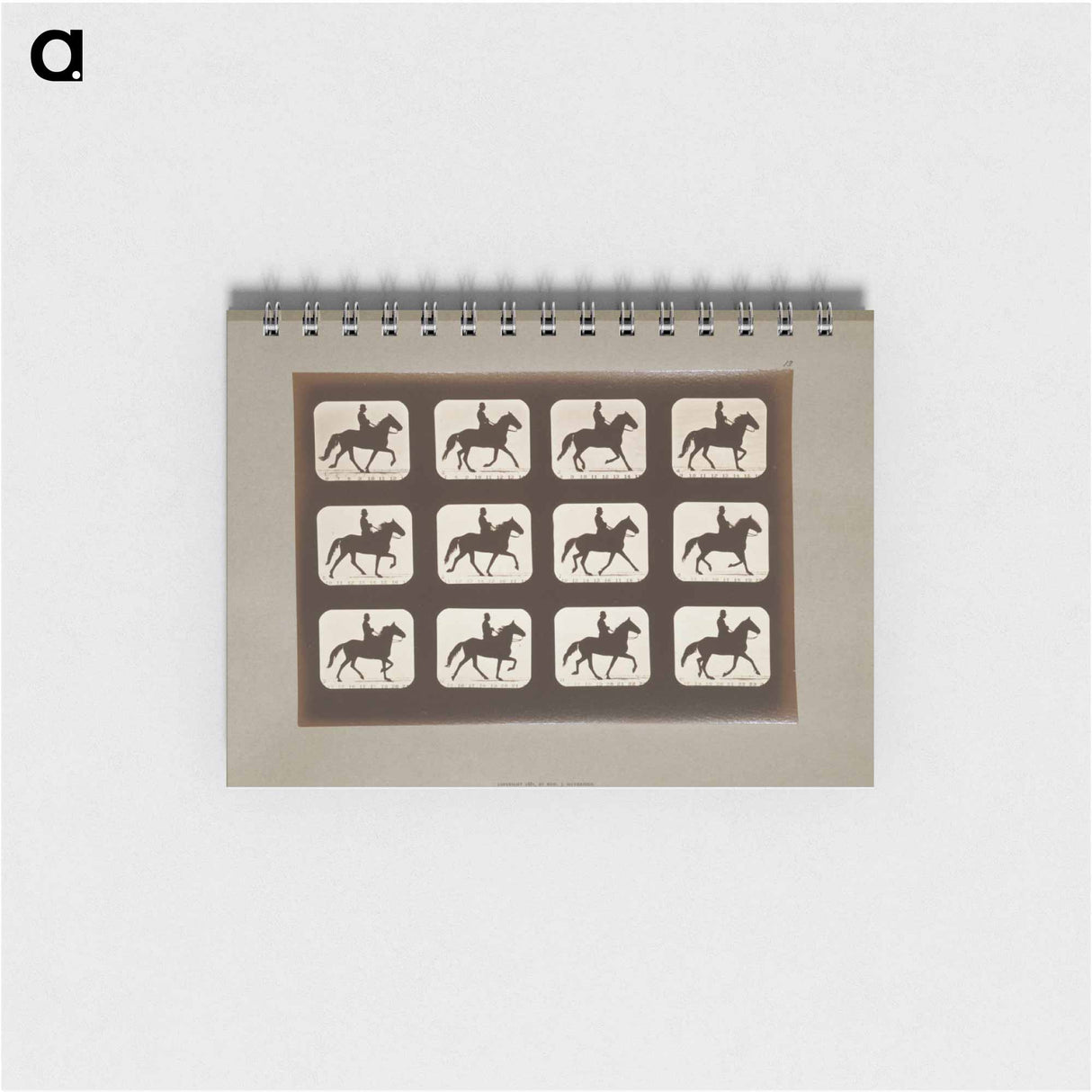 アートメモ帳-Horses Ambling
 - エドワード マイブリッジ Memo.