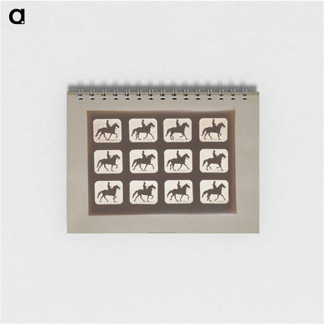 アートメモ帳-Horses Ambling
 - エドワード マイブリッジ Memo.