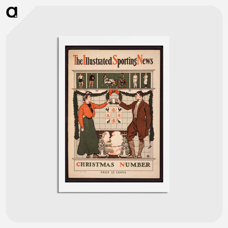 アートポストカード-The Illustrated Sporting News - エドワード ペンフィールド Postcard.