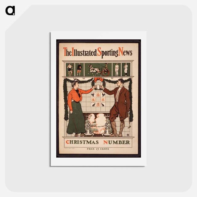 アートポストカード-The Illustrated Sporting News - エドワード ペンフィールド Postcard.