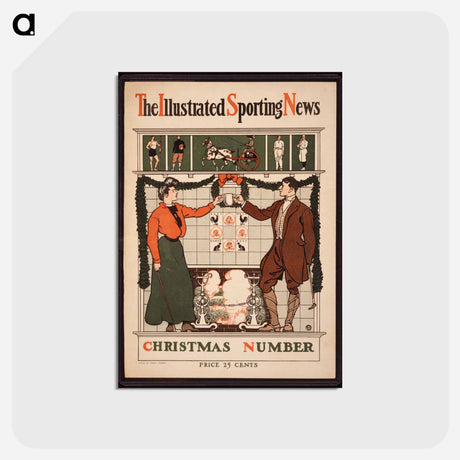 アートポストカード-The Illustrated Sporting News - エドワード ペンフィールド Postcard.