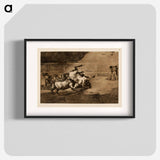 Villin härän onneton raivo - フランシスコ デ ゴヤ Poster.