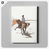 アートパネル-At the Circus: The Spanish Walk - アンリ ド トゥールーズ ロートレック Canvas.