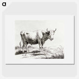 Standing cow - ジャン ベルナール Poster.