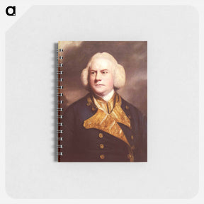 アートメモ帳-Portrait of Admiral Thomas Cotes - ジョシュア レノルズ Memo.