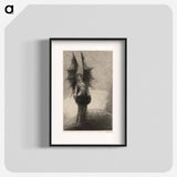 Tenebres - オディロン ルドン Poster.