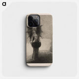 Tenebres - Odilon Redon Phone Case.