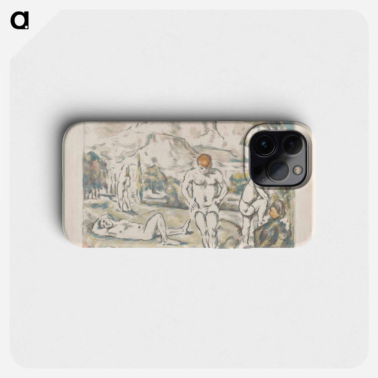 The Bathers - Paul Cezanne Phone Case.