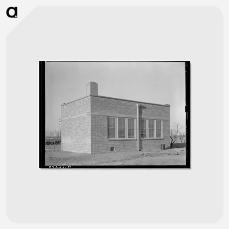 アートポストカード-Schoolhouse. El Indio, Texas
 - ラッセル リー Postcard.