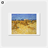 アートポストカード-Harvest in Provence - フィンセント ファン ゴッホ Postcard.