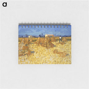アートメモ帳-Harvest in Provence - フィンセント ファン ゴッホ Memo.