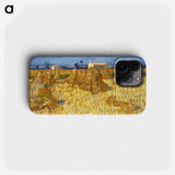 Harvest in Provence - Vincent van Gogh Phone Case.