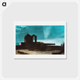 アートポストカード-Searchlight on Harbor Entrance, Santiago de Cuba - ウィンスロー ホーマー Postcard.
