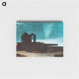 Searchlight on Harbor Entrance, Santiago de Cuba - ウィンスロー ホーマー Memo.