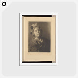 アートポストカード-Study of a Gitana - アルフレッド スティーグリッツ Postcard.