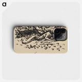 Reclining figure - アーノルド ピーター ワイズ クビンチャン Phone Case.