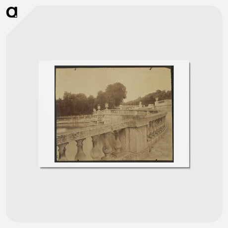 アートポストカード-Parc de Saint Cloud
 - ウジェーヌ アジェ Postcard.