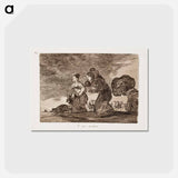アートポストカード-Ja tämänkin (y esto tambien) - フランシスコ デ ゴヤ Postcard.