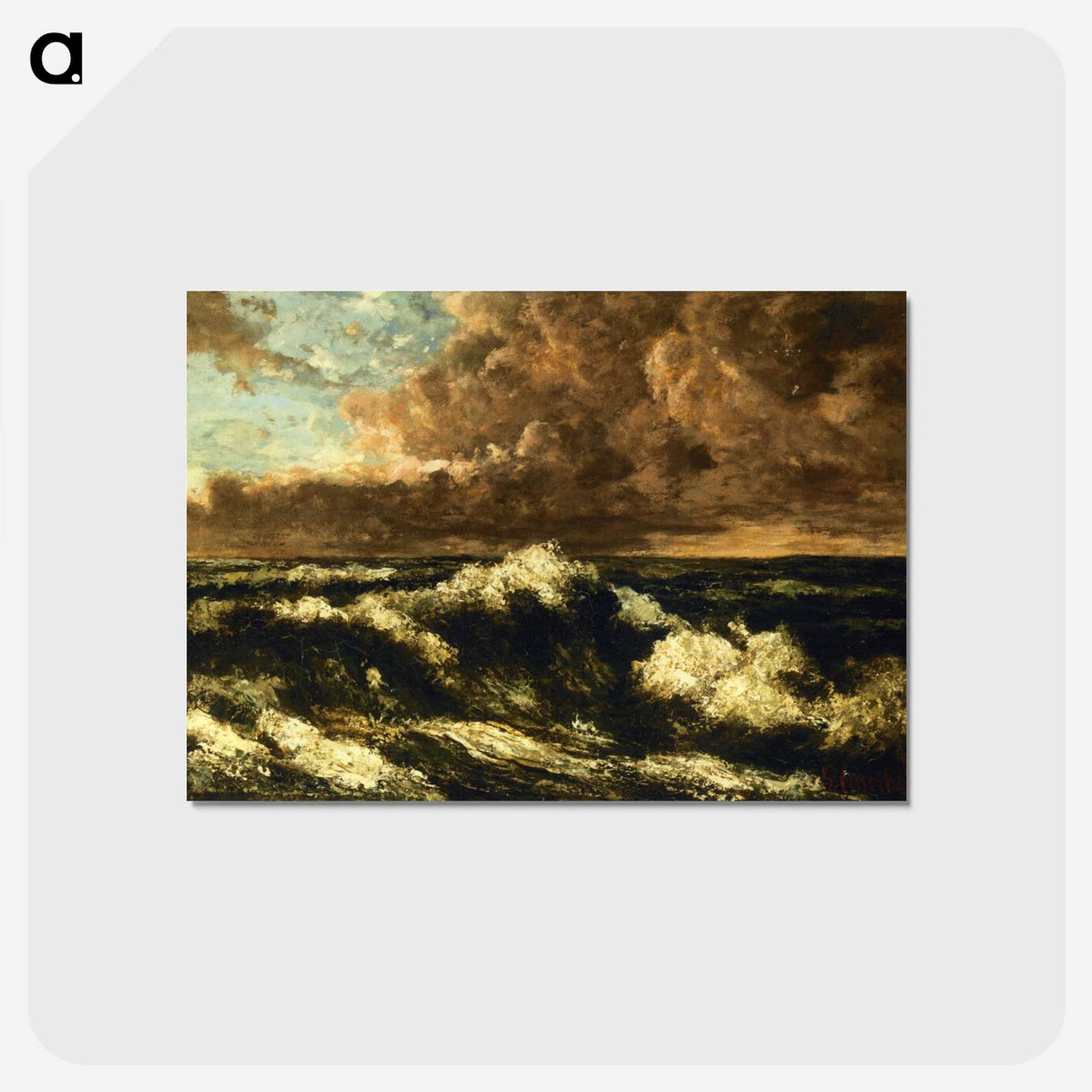 3-11_Gustave-Courbet_postcard
