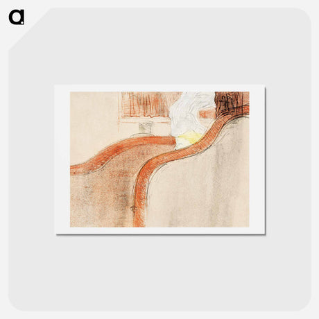 アートポストカード-The Little Box - アンリ ド トゥールーズ ロートレック Postcard.