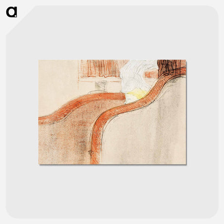 アートポストカード-The Little Box - アンリ ド トゥールーズ ロートレック Postcard.