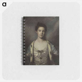アートメモ帳-Portrait of Bridget Moris in a White Silk Dress - ジョシュア レノルズ Memo.