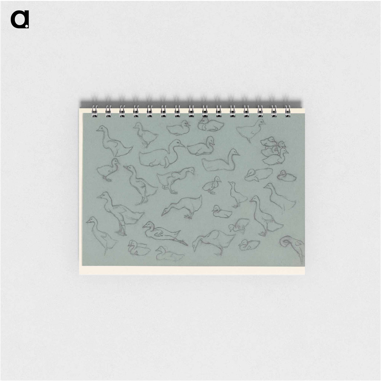 Studieblad met eenden by Julie de Graag - ユリー デ フラーハ Memo.