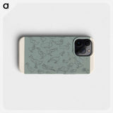 Studieblad met eenden by Julie de Graag - ユリー デ フラーハ Phone Case.