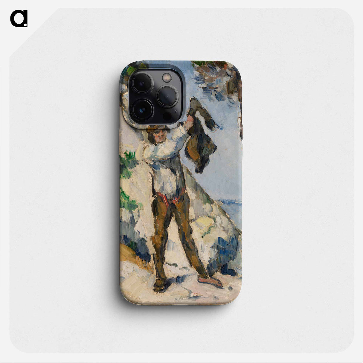 Man with a Vest - ポール セザンヌ Phone Case.