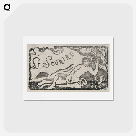 アートポストカード-Tahitian Woman - ポール ゴーギャン Postcard.