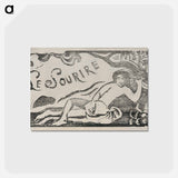 アートポストカード-Tahitian Woman - ポール ゴーギャン Postcard.