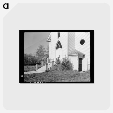 アートポストカード-Littlefork Church
 - ラッセル リー Postcard.