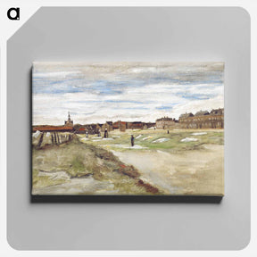 アートパネル-Bleaching Ground at Scheveningen - フィンセント ファン ゴッホ Canvas.