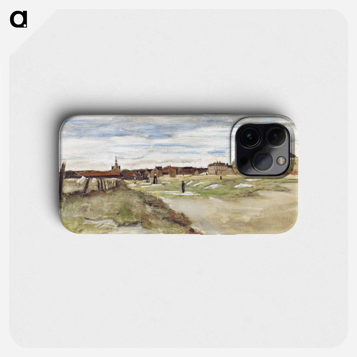 Bleaching Ground at Scheveningen - フィンセント ファン ゴッホ Phone Case.