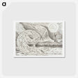 アートポストカード-The Circle of the Lustful: Paolo and Francesca - ウィリアム ブレイク Postcard.