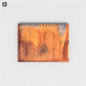 アートメモ帳-Interior of Fountains Abbey, Yorkshire - ウィリアム ターナー Memo.