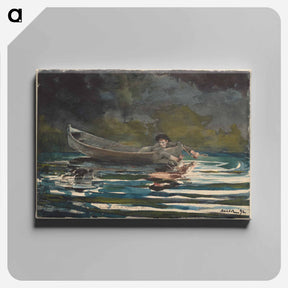 アートパネル-Sketch for Hound and Hunter - ウィンスロー ホーマー Canvas.