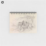 アートメモ帳-Dismounted Rider Breaking Open a Fence for Foxhounds to Pass Through
 - イェール大学アートギャラリー Memo.