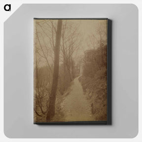 アートパネル-Père Lachaise, Chemin des Chèvres
 - ウジェーヌ アジェ Canvas.