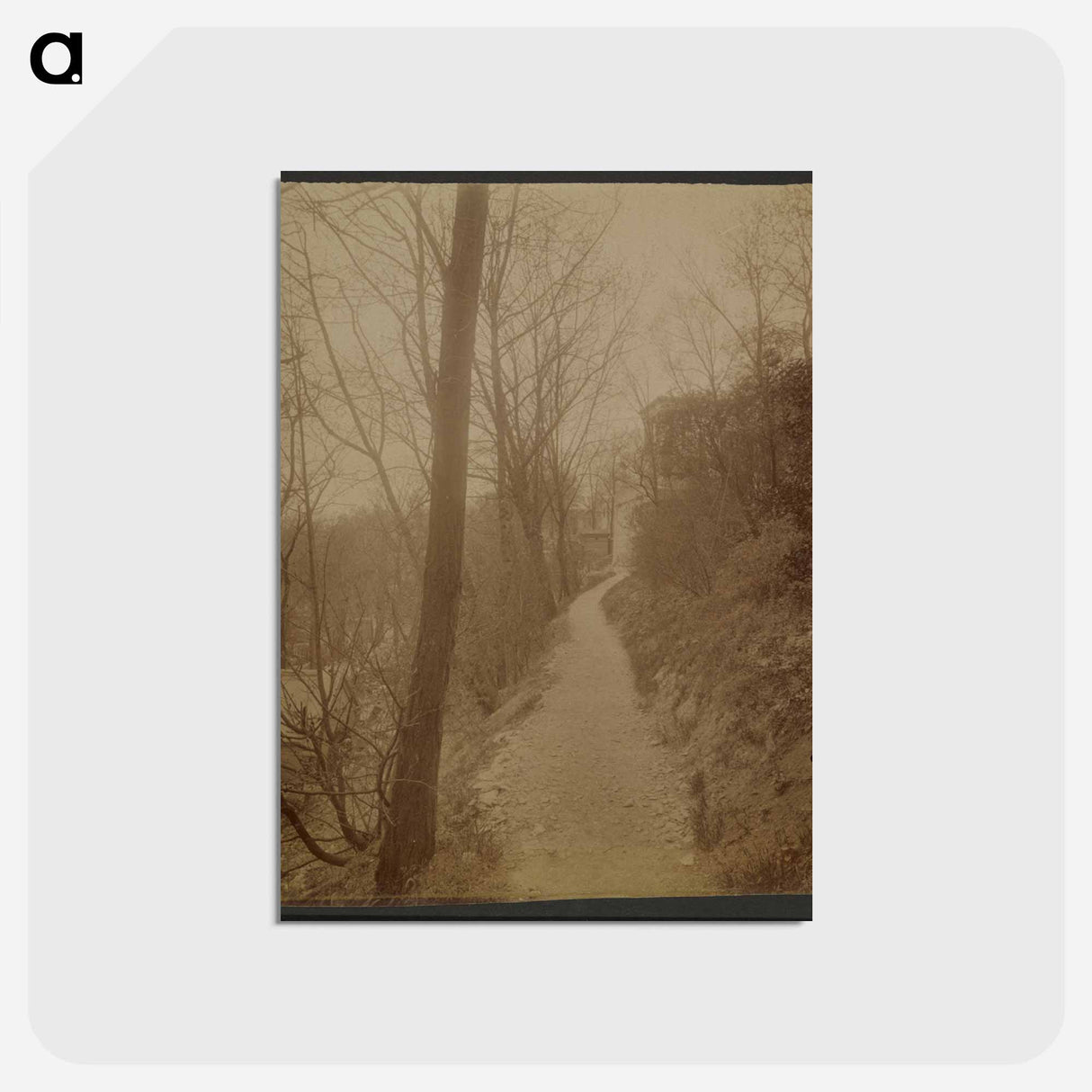 アートポストカード-Père Lachaise, Chemin des Chèvres
 - ウジェーヌ アジェ Postcard.